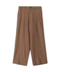 TOMORROWLAND / トゥモローランド その他パンツ | ウールギャバジン ノープリーツバレルパンツ
