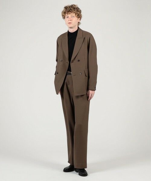 TOMORROWLAND / トゥモローランド その他パンツ | ウールギャバジン ノープリーツバレルパンツ | 詳細1