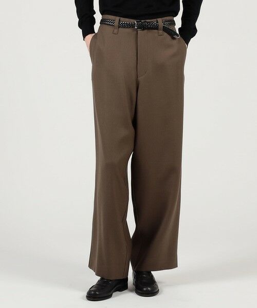 TOMORROWLAND / トゥモローランド その他パンツ | ウールギャバジン ノープリーツバレルパンツ | 詳細2