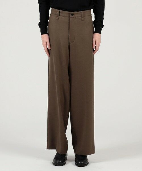 TOMORROWLAND / トゥモローランド その他パンツ | ウールギャバジン ノープリーツバレルパンツ | 詳細3