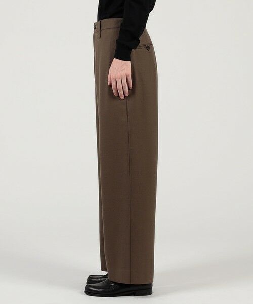 TOMORROWLAND / トゥモローランド その他パンツ | ウールギャバジン ノープリーツバレルパンツ | 詳細4