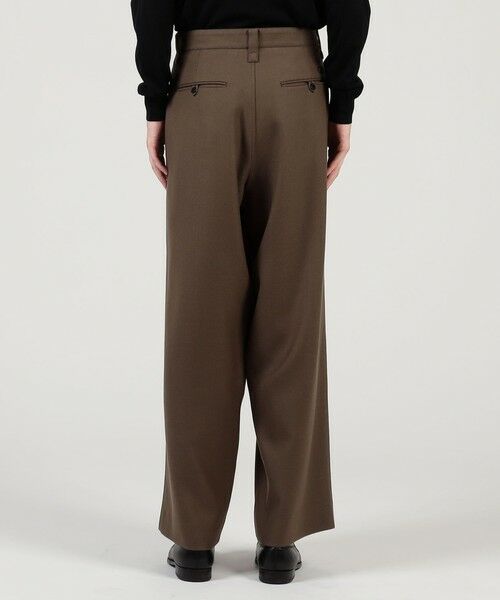 TOMORROWLAND / トゥモローランド その他パンツ | ウールギャバジン ノープリーツバレルパンツ | 詳細5