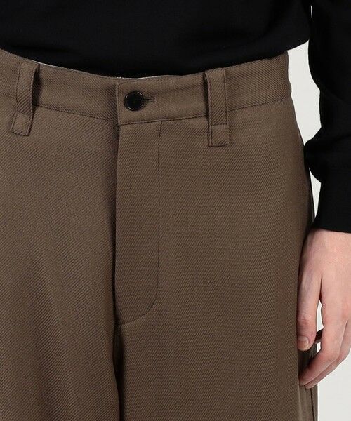 TOMORROWLAND / トゥモローランド その他パンツ | ウールギャバジン ノープリーツバレルパンツ | 詳細6