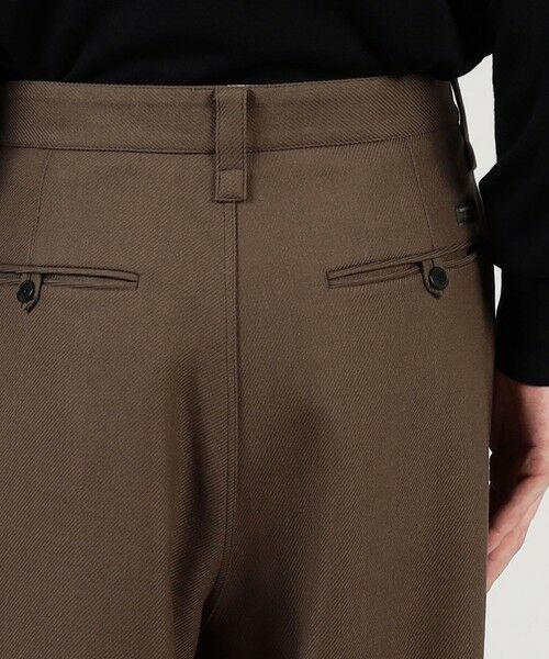 TOMORROWLAND / トゥモローランド その他パンツ | ウールギャバジン ノープリーツバレルパンツ | 詳細7