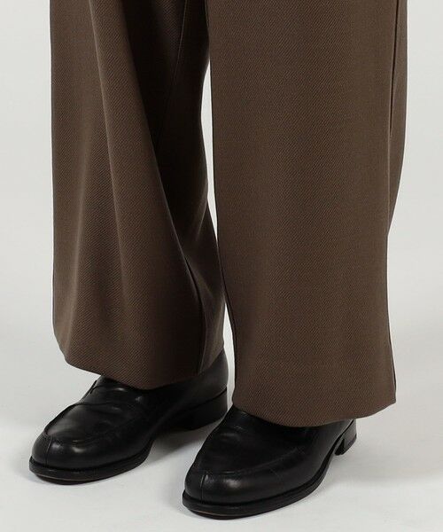 TOMORROWLAND / トゥモローランド その他パンツ | ウールギャバジン ノープリーツバレルパンツ | 詳細9