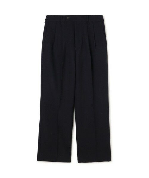 TOMORROWLAND / トゥモローランド その他パンツ | ドライウールツイル 2プリーツワイドストレートバレルパンツ(69 ネイビー)