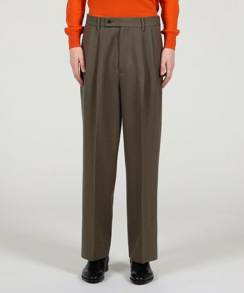 TOMORROWLAND / トゥモローランド その他パンツ | ドライウールツイル 2プリーツワイドストレートバレルパンツ | 詳細2