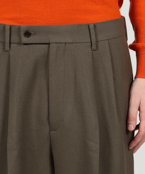 TOMORROWLAND / トゥモローランド その他パンツ | ドライウールツイル 2プリーツワイドストレートバレルパンツ | 詳細5