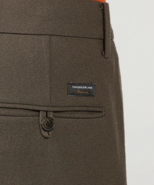 TOMORROWLAND / トゥモローランド その他パンツ | ドライウールツイル 2プリーツワイドストレートバレルパンツ | 詳細9