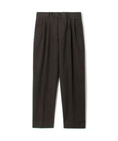 TOMORROWLAND / トゥモローランド その他パンツ | コットンシルクモールスキン 1プリーツ テーパードパンツ
