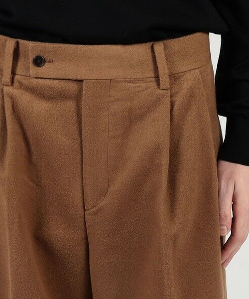 TOMORROWLAND / トゥモローランド その他パンツ | コットンシルクモールスキン 1プリーツ テーパードパンツ | 詳細5