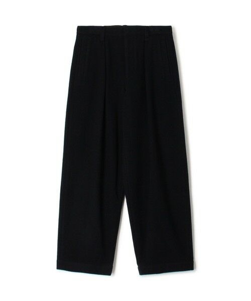 TOMORROWLAND / トゥモローランド その他パンツ | ウールナイロンビーバー 1プリーツカーブパンツ(69 ネイビー)