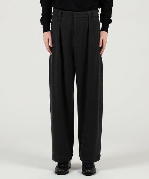 TOMORROWLAND / トゥモローランド その他パンツ | ウールナイロンビーバー 1プリーツカーブパンツ | 詳細2