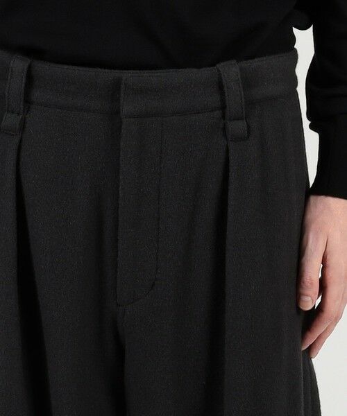 TOMORROWLAND / トゥモローランド その他パンツ | ウールナイロンビーバー 1プリーツカーブパンツ | 詳細5