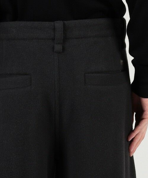 TOMORROWLAND / トゥモローランド その他パンツ | ウールナイロンビーバー 1プリーツカーブパンツ | 詳細6