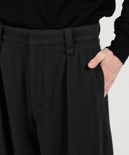 TOMORROWLAND / トゥモローランド その他パンツ | ウールナイロンビーバー 1プリーツカーブパンツ | 詳細7