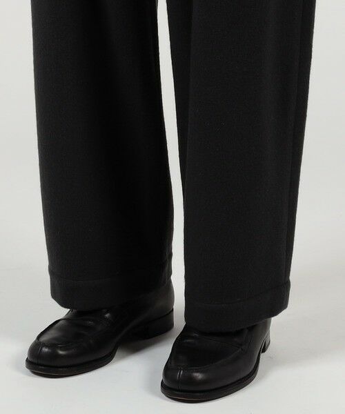 TOMORROWLAND / トゥモローランド その他パンツ | ウールナイロンビーバー 1プリーツカーブパンツ | 詳細8