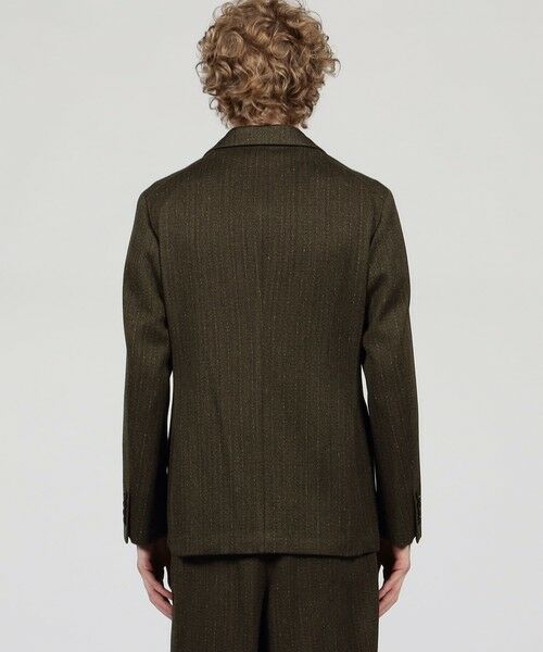 TOMORROWLAND / トゥモローランド テーラードジャケット | ウールアクリルナイロンストライプ ダブルブレステッド6Bジャケット | 詳細4