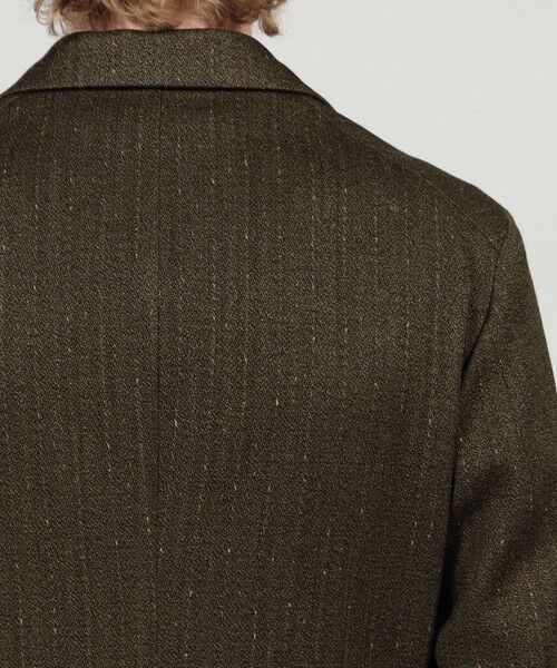 TOMORROWLAND / トゥモローランド テーラードジャケット | ウールアクリルナイロンストライプ ダブルブレステッド6Bジャケット | 詳細8