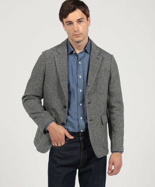 TOMORROWLAND / トゥモローランド テーラードジャケット | ブリティッシュウールツイード シングルブレステッド3Bジャケット ZANIERI | 詳細1