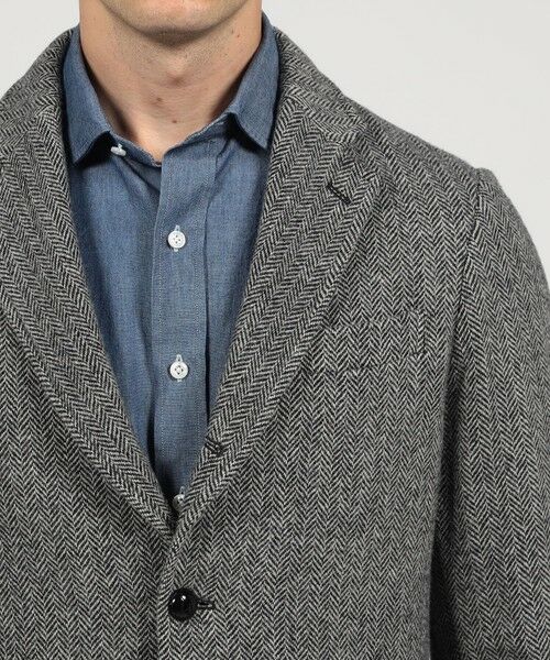 TOMORROWLAND / トゥモローランド テーラードジャケット | ブリティッシュウールツイード シングルブレステッド3Bジャケット ZANIERI | 詳細6