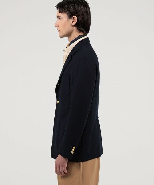 TOMORROWLAND / トゥモローランド テーラードジャケット | カレッジフランネルウール シングルブレステッド メタル釦 3Bジャケット | 詳細3