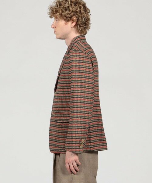 TOMORROWLAND / トゥモローランド テーラードジャケット | シルクガンクラブチェック シングルブレステッド2Bジャケット | 詳細3