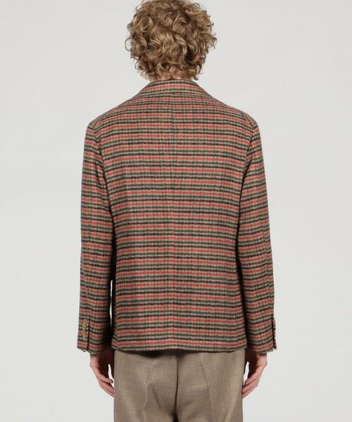 TOMORROWLAND / トゥモローランド テーラードジャケット | シルクガンクラブチェック シングルブレステッド2Bジャケット | 詳細4