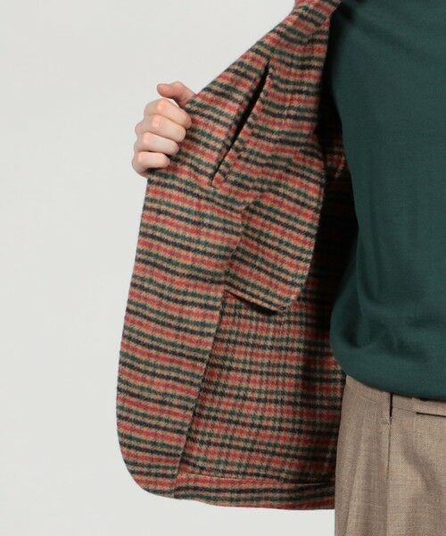 TOMORROWLAND / トゥモローランド テーラードジャケット | シルクガンクラブチェック シングルブレステッド2Bジャケット | 詳細5