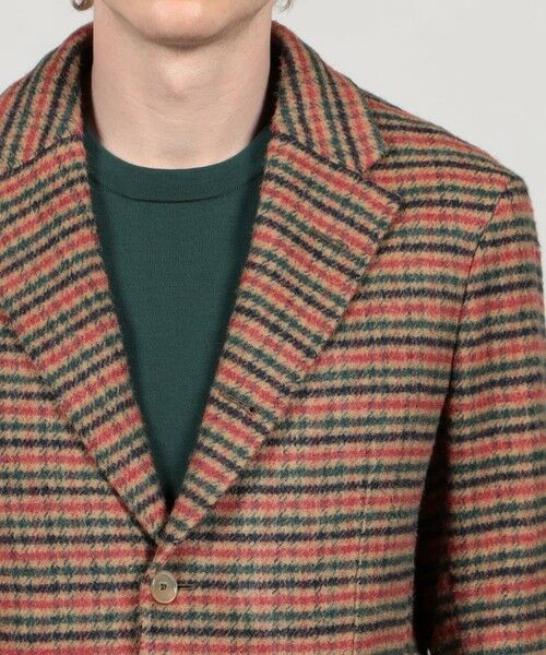 TOMORROWLAND / トゥモローランド テーラードジャケット | シルクガンクラブチェック シングルブレステッド2Bジャケット | 詳細7
