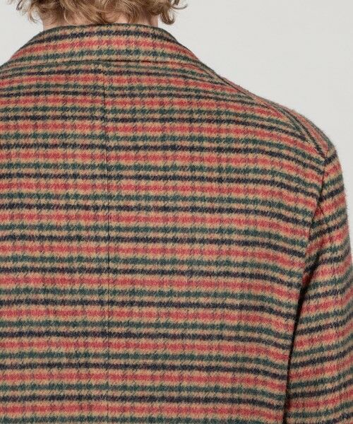 TOMORROWLAND / トゥモローランド テーラードジャケット | シルクガンクラブチェック シングルブレステッド2Bジャケット | 詳細8