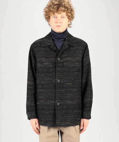 TOMORROWLAND / トゥモローランド ブルゾン | ミックスツイード ダブルポケットシャツブルゾン | 詳細2