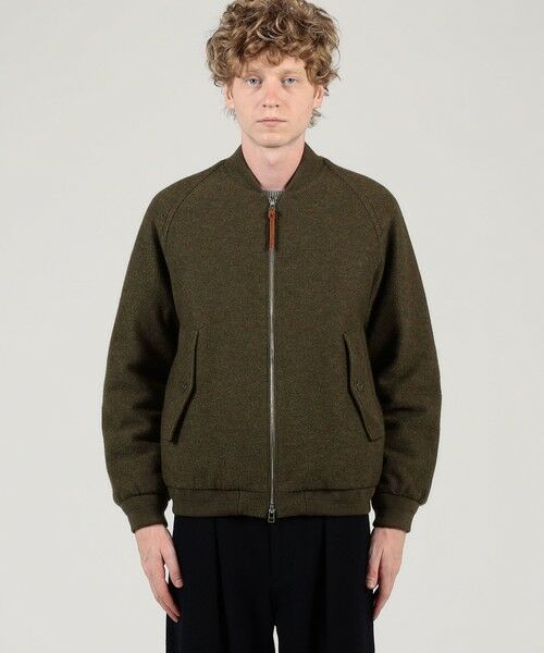 TOMORROWLAND / トゥモローランド ブルゾン | キルトライニング ウールニット ジップアップブルゾン | 詳細2