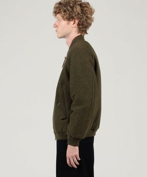 TOMORROWLAND / トゥモローランド ブルゾン | キルトライニング ウールニット ジップアップブルゾン | 詳細3