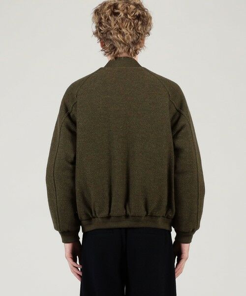 TOMORROWLAND / トゥモローランド ブルゾン | キルトライニング ウールニット ジップアップブルゾン | 詳細4