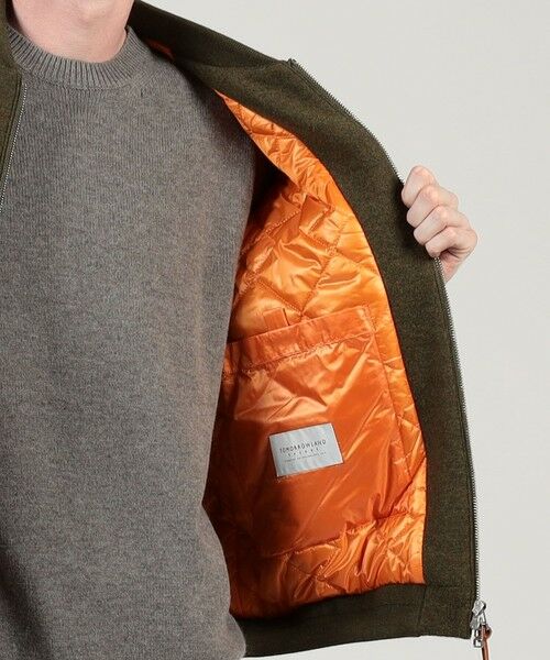 TOMORROWLAND / トゥモローランド ブルゾン | キルトライニング ウールニット ジップアップブルゾン | 詳細5