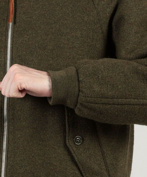 TOMORROWLAND / トゥモローランド ブルゾン | キルトライニング ウールニット ジップアップブルゾン | 詳細7