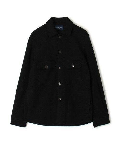 TOMORROWLAND / トゥモローランド ブルゾン | ボイルドウール シャツブルゾン MANTECO(19 ブラック)