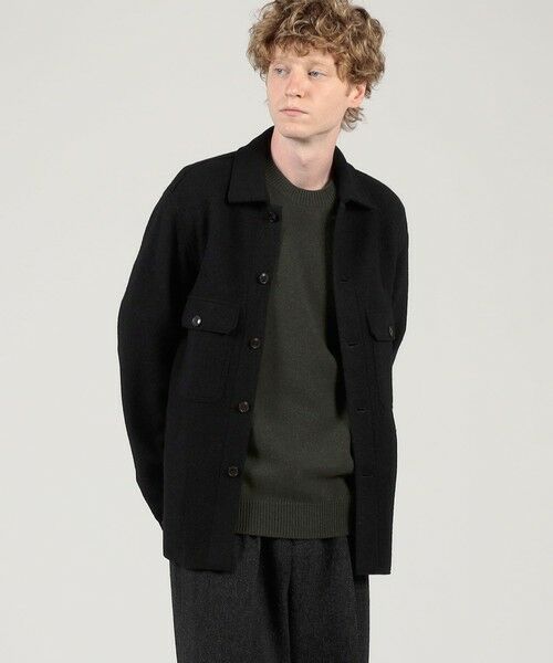 TOMORROWLAND / トゥモローランド ブルゾン | ボイルドウール シャツブルゾン MANTECO | 詳細1