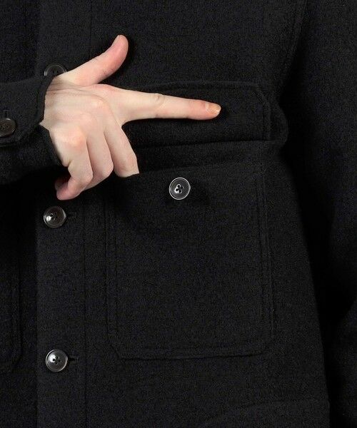 TOMORROWLAND / トゥモローランド ブルゾン | ボイルドウール シャツブルゾン MANTECO | 詳細8