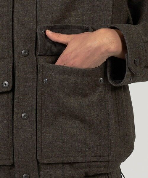 TOMORROWLAND / トゥモローランド ブルゾン | ウールメルトンストライプ ショートブルゾン | 詳細11