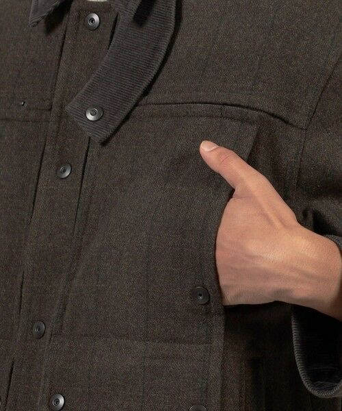 TOMORROWLAND / トゥモローランド ブルゾン | ウールメルトンストライプ ショートブルゾン | 詳細13