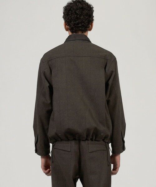 TOMORROWLAND / トゥモローランド ブルゾン | ウールメルトンストライプ ショートブルゾン | 詳細5