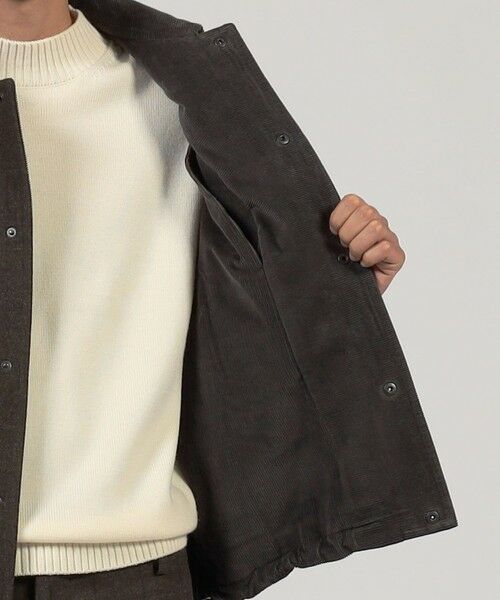 TOMORROWLAND / トゥモローランド ブルゾン | ウールメルトンストライプ ショートブルゾン | 詳細6