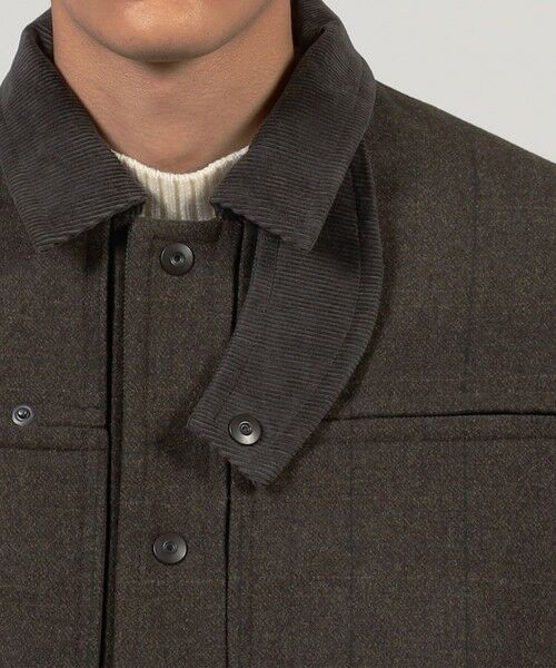 TOMORROWLAND / トゥモローランド ブルゾン | ウールメルトンストライプ ショートブルゾン | 詳細7