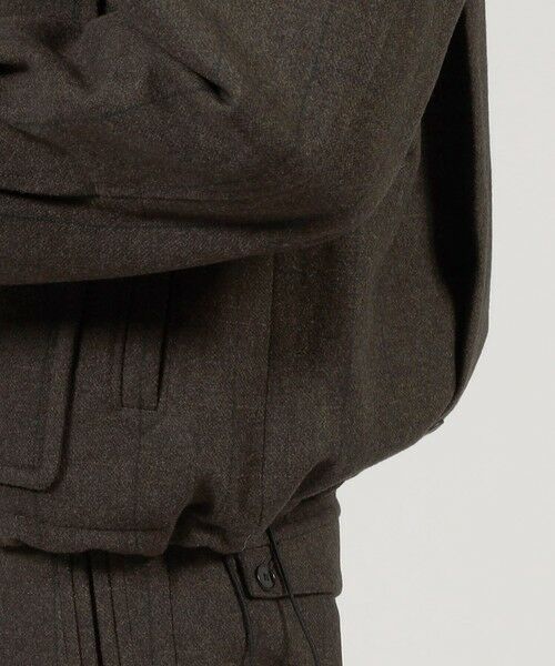 TOMORROWLAND / トゥモローランド ブルゾン | ウールメルトンストライプ ショートブルゾン | 詳細9