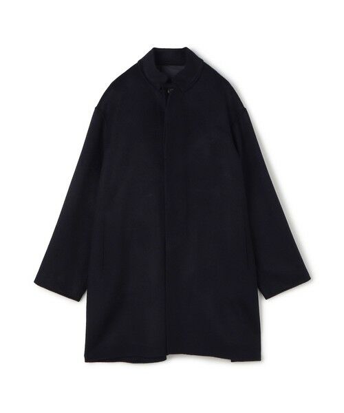 TOMORROWLAND / トゥモローランド ダッフルコート | カシミヤ ダブルフェイス スタンドカラー コート(69 ネイビー)