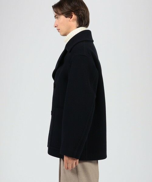 TOMORROWLAND / トゥモローランド ピーコート | ラムウールモッサー ダブルブレステッド4B Pコート | 詳細3