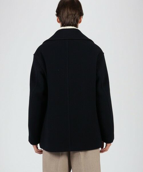 TOMORROWLAND / トゥモローランド ピーコート | ラムウールモッサー ダブルブレステッド4B Pコート | 詳細4
