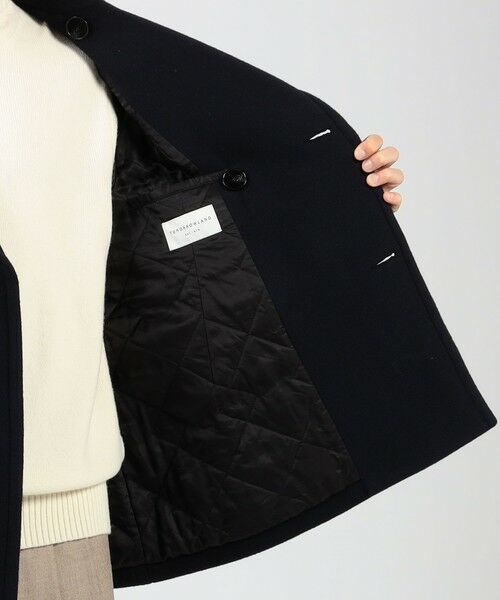 TOMORROWLAND / トゥモローランド ピーコート | ラムウールモッサー ダブルブレステッド4B Pコート | 詳細5